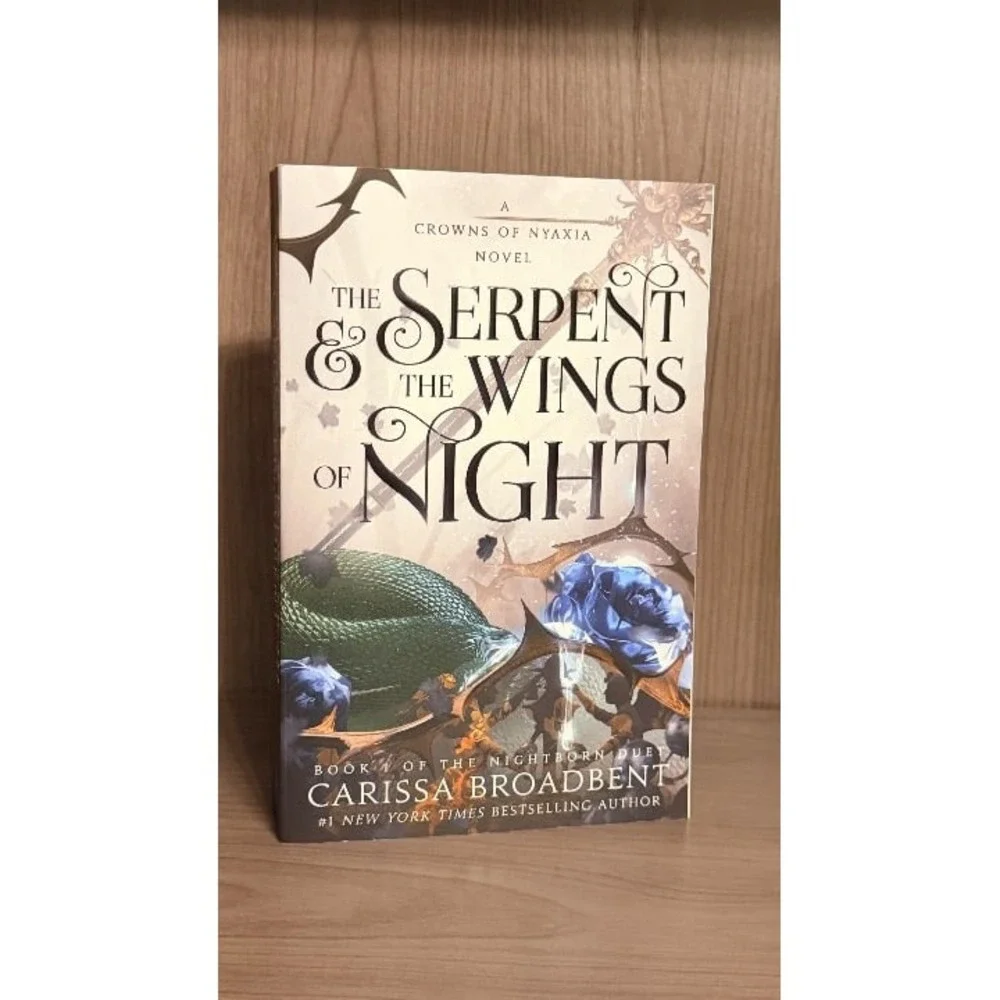 OOP SIGNED The Serpent and The Wing of Night by Carissa Broadbent paperback